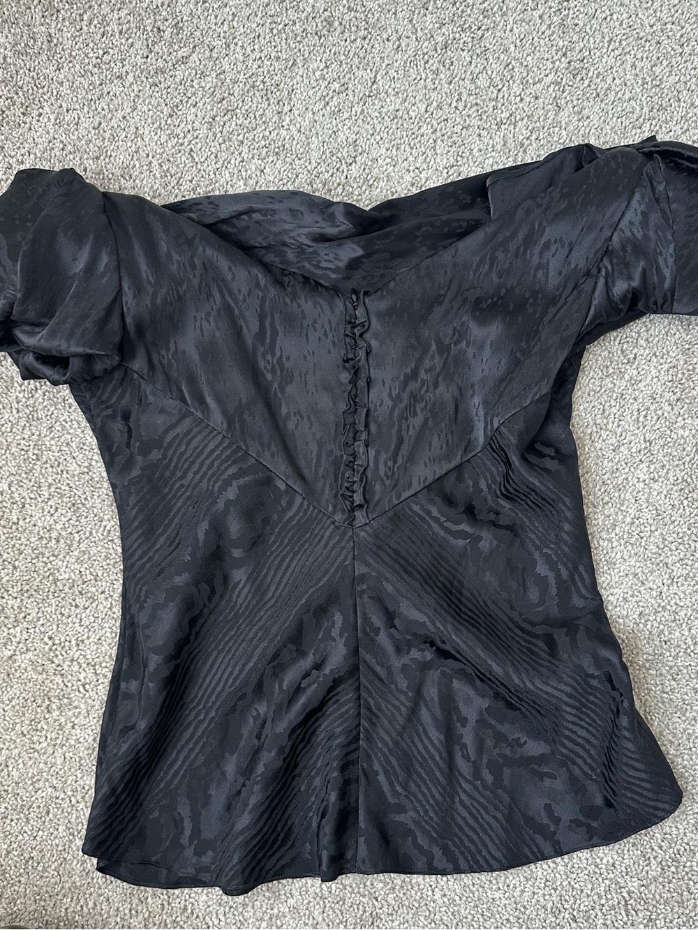 Zac Posen  100% Silk Cowl Neck Jacquard Top
